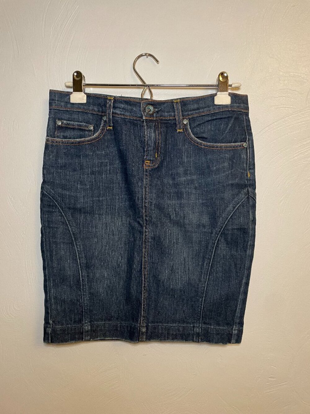 R U Blue - Denim Pencil Skirt